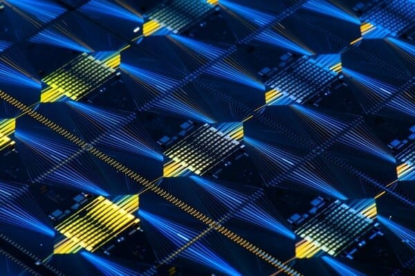 Google's Sycamore processor, the 54 qubit chip that Hartmut Neven's team used for its 2019 quantum supremacy experiment