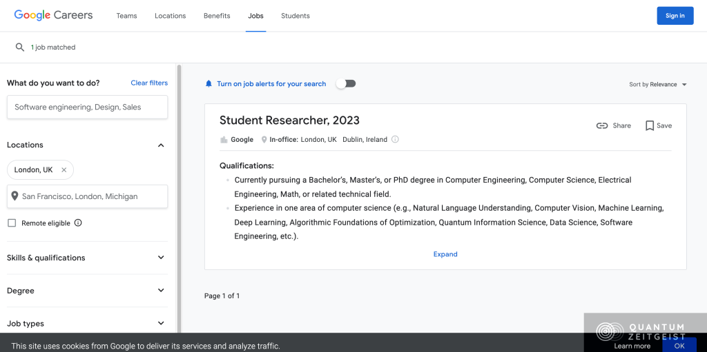 Could Quantum technology provide a soft landing for the whole technology sector?
