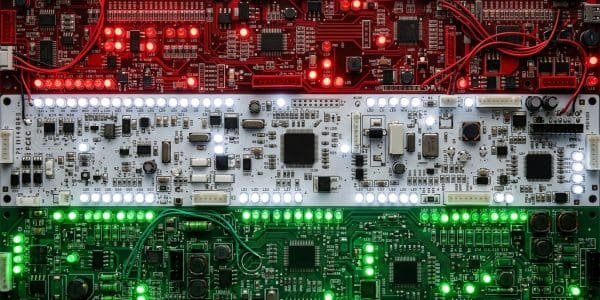 Hungary quantum computing companies, the Hungarian flag rendered in circuit boards