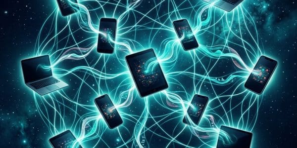 Networked devices exchanging model updates