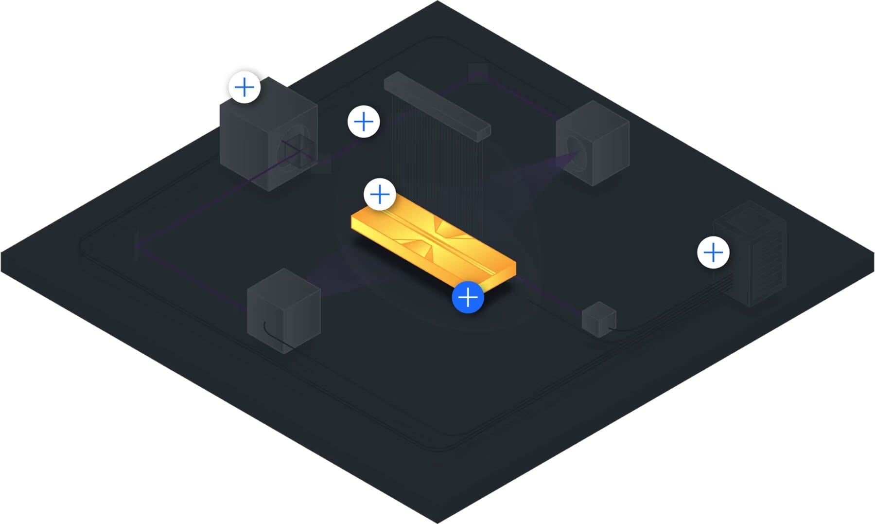 IonQ Forte linear ion-trap chip