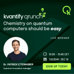 Kvantify Qrunch Aims to Simplify Quantum Computing for Chemists