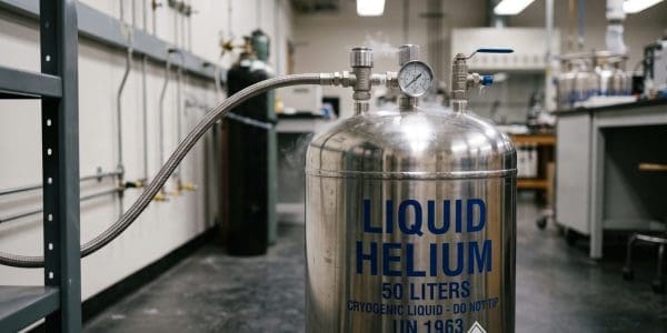A liquid-helium cryostat