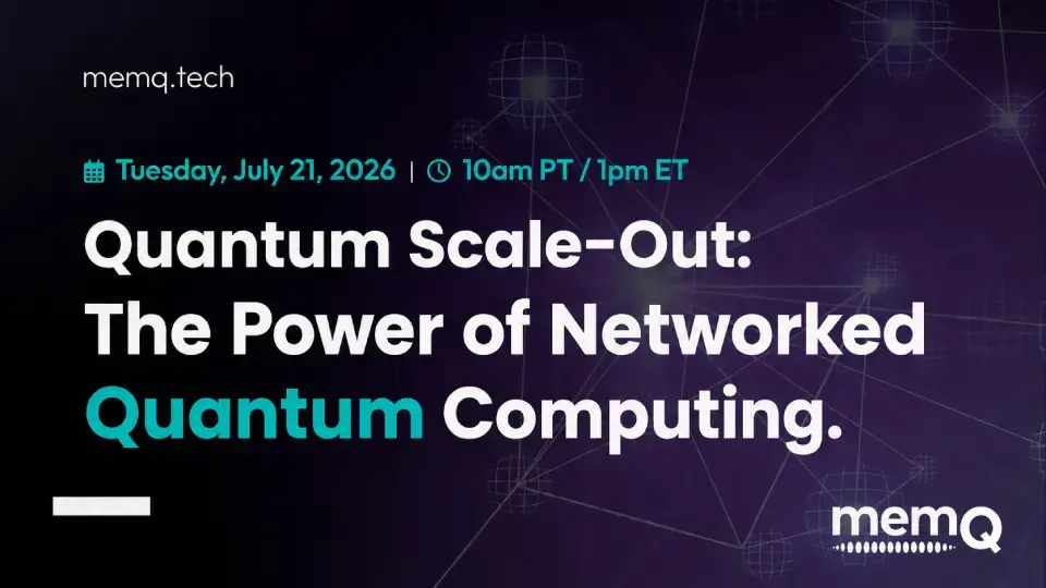 memQ Explores Path to Quantum Scale-Out