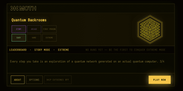 Moth Launches Quantum Backrooms, First Quantum Game