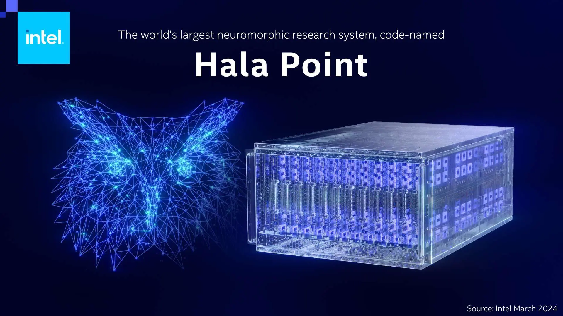 Intel Unveils Hala Point: World's Largest Neuromorphic System with 1.15 Billion Neurons for Sustainable AI