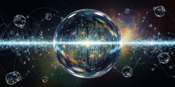 Crystal sphere with wave interior