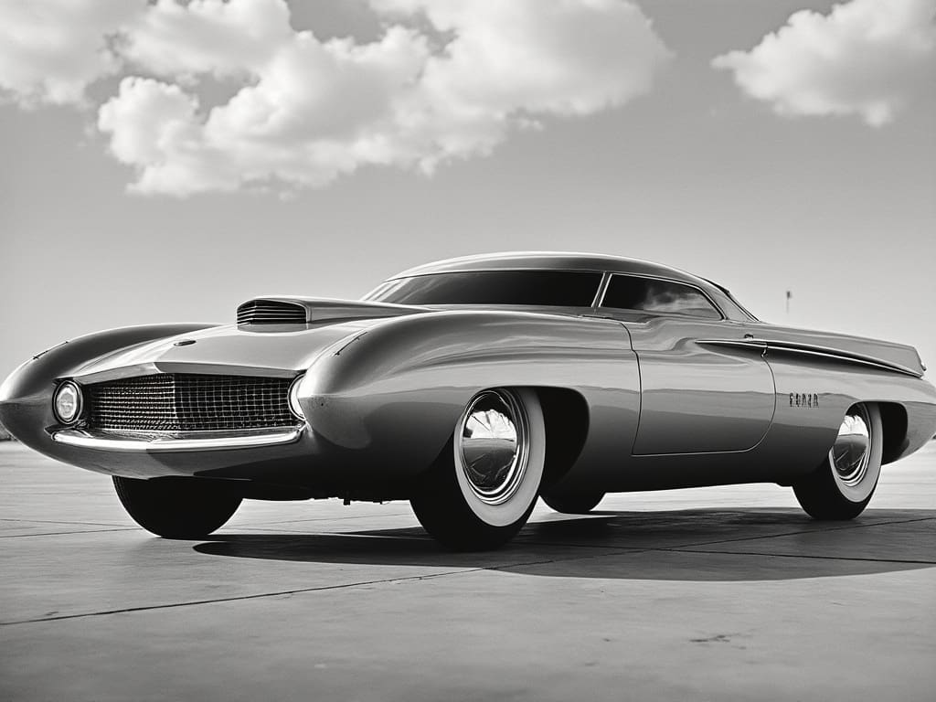 People imagined nuclear powered cars.