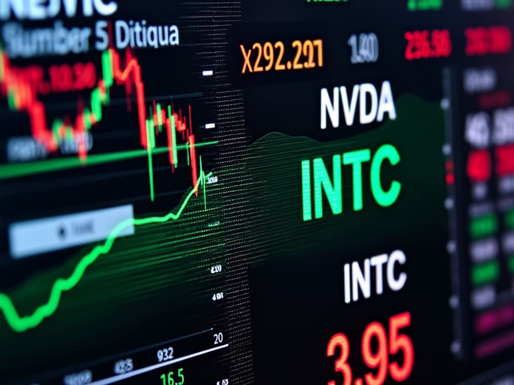 Nvidia Replaces Intel on Dow Jones Industrial Average Index