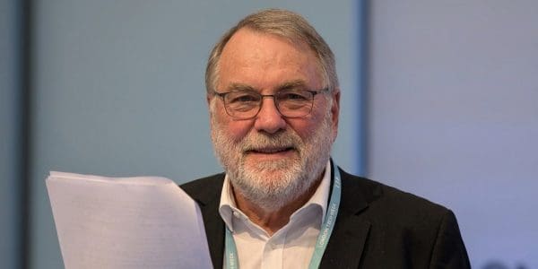 Professor Sir Peter Knight, the physicist who helped build Britain's national quantum programme, at London Tech Week