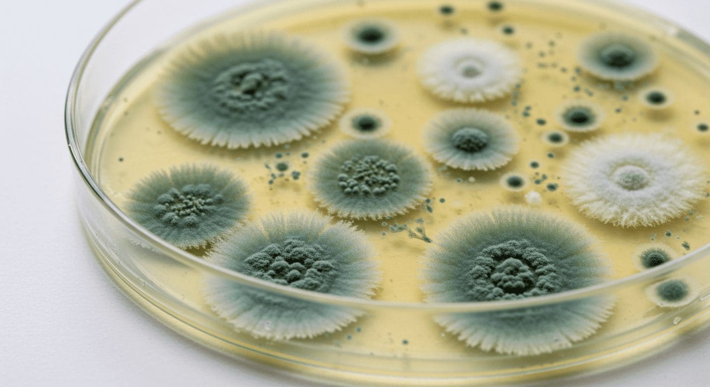 Slime Mold Solves Traveling Salesman Problem Using Biocomputing