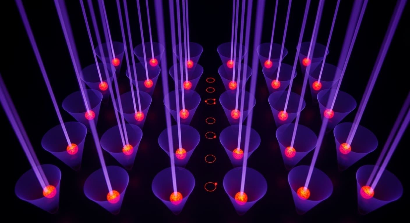 Neutral atom quantum processor using optical tweezers to arrange individual atoms