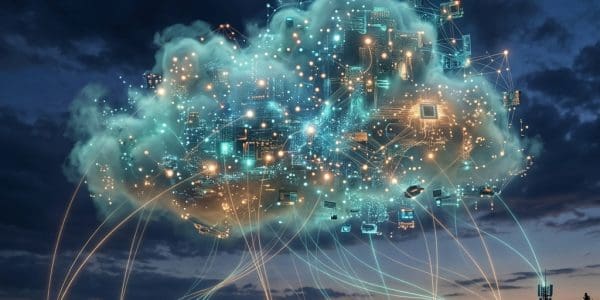 Small distributed data centres feeding a central cloud