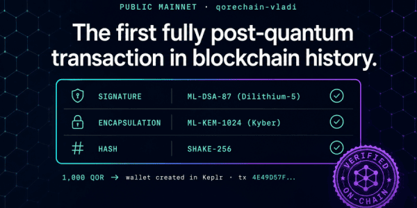 QoreChain’s 1,000 QOR Transfer Validated on Keplr Wallet