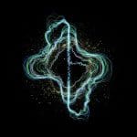 Quantum search pathway distorted by random noise particles disrupting interference pattern