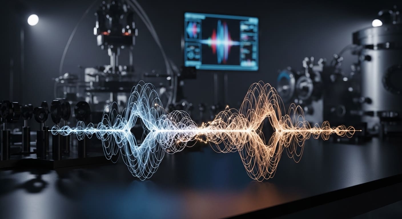 Waveform visualisation on an optical bench