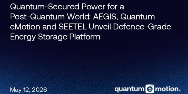 SEETEL & Partners Launch 261-kWh Quantum-Secured BESS Platform
