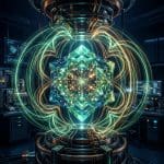 Crystal lattice holding qubits as long-lived spin states