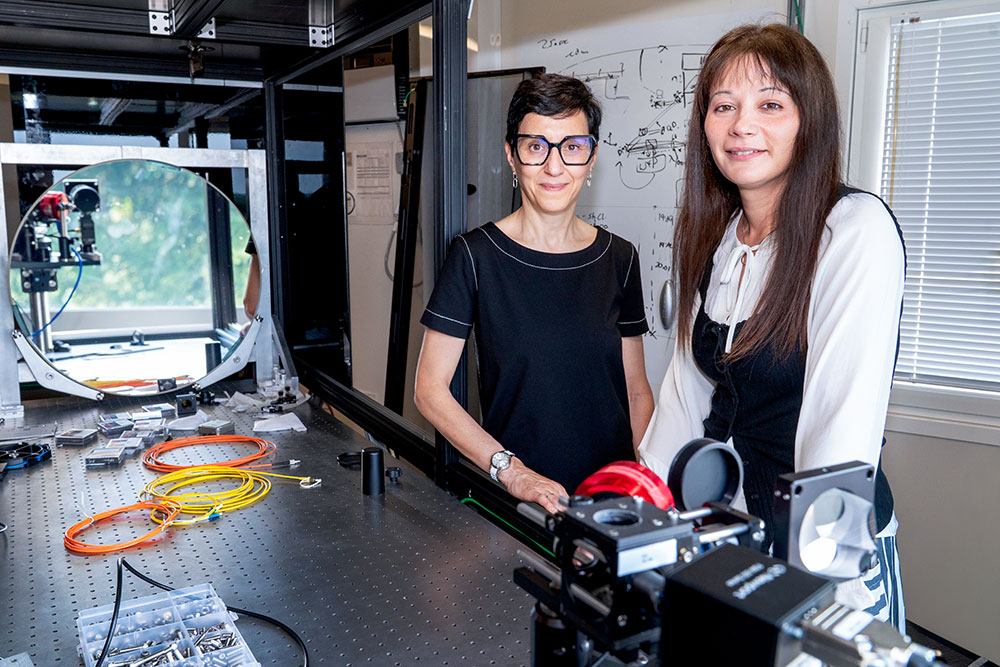 Stony Brook’s Quantum Watchtower sends light to Brookhaven
