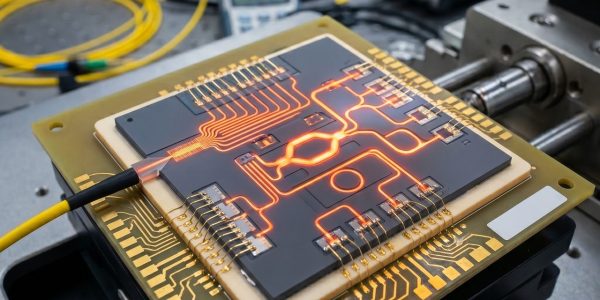A photonic processor chip