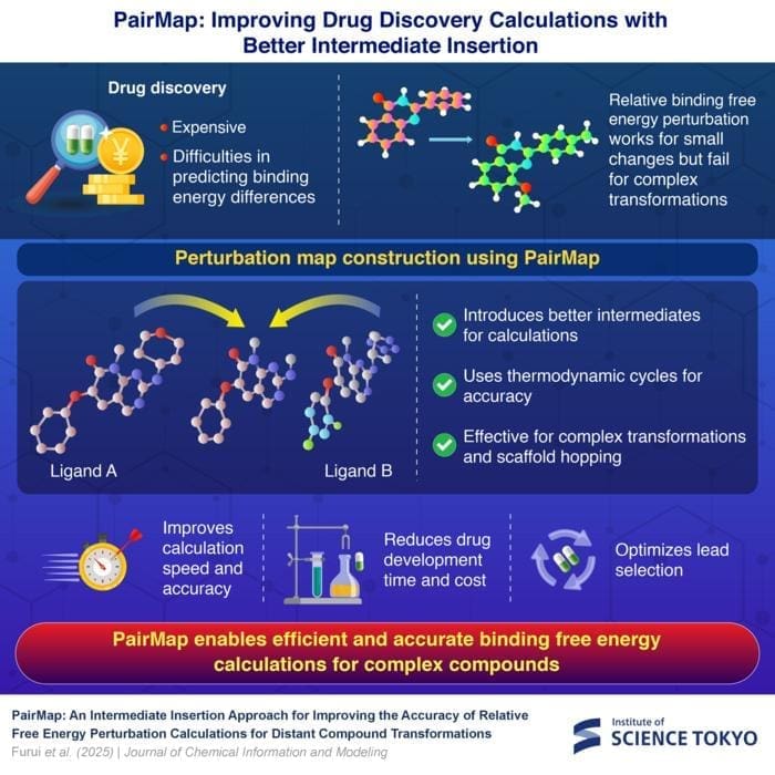 PairMap Revolutionizes Drug Discovery with Precise Energy Calculations, Reduces Costs, Errors