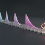 a visualization of the photon's wave shape