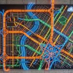 A metropolitan quantum network map