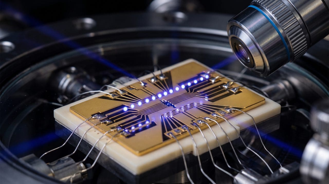 A trapped-ion chip